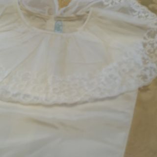 Colletto per bimbi pizzo e seta