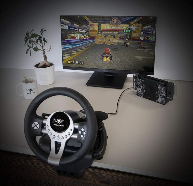 VOLANTE Y PEDALES SPIRIT OF GAMER – RACE WHEEL PRO