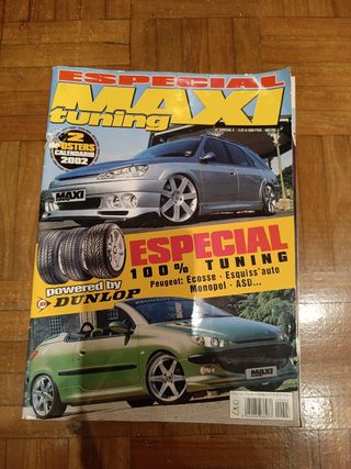 Revista Antigua Maxi Tuning Especial Peugeot