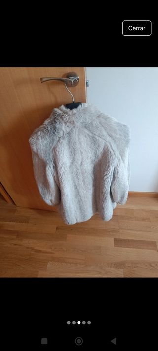 Abrigo piel sintética 