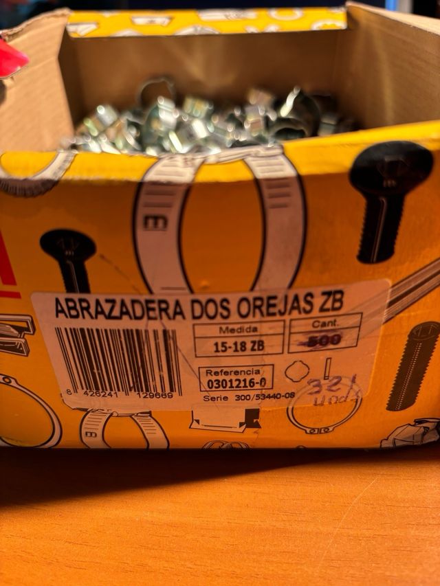 Morsetto a due orecchie 15/18 zb