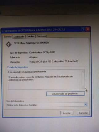 Controladora disco SCSI Adaptec AHA-2940U2W PCI
