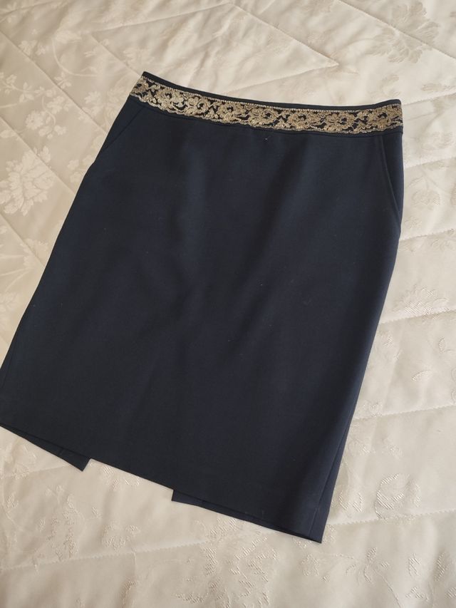 Gonna nera donna elegante XS