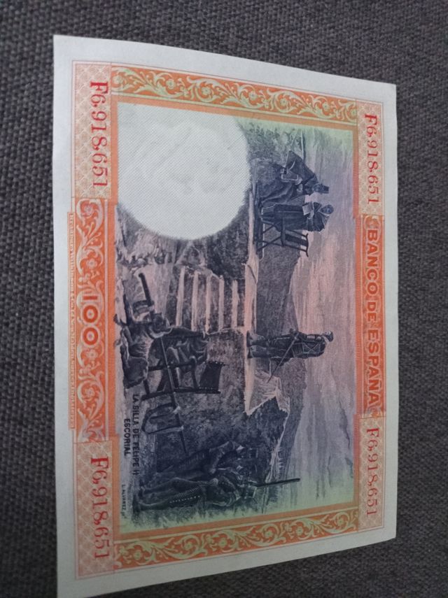 Billete de 100 pesetas 1925