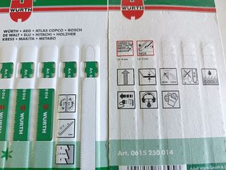 LOTE 25 SIERRAS DE CALAR BI METAL WURTH 