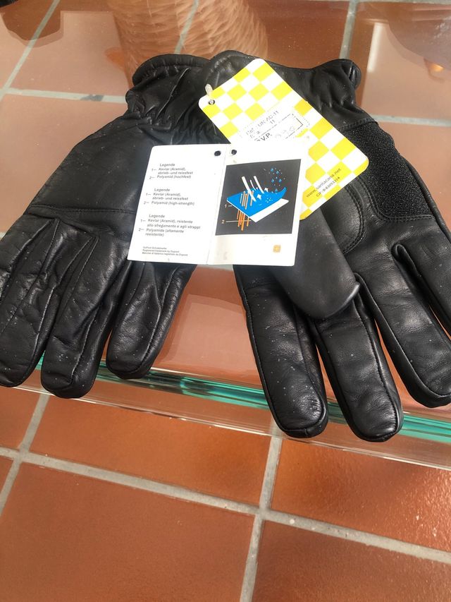 Guantes anticorte de cuero forrado