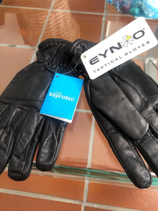 Guantes anticorte de cuero forrado