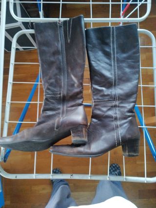 Botas piel altas señora 