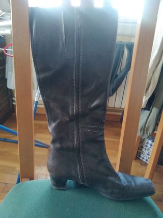 Botas piel altas señora 