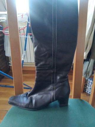 Botas piel altas señora 
