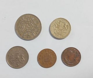 Lote de monedas de Reino Unido e Irlanda