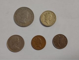 Lote de monedas de Reino Unido e Irlanda