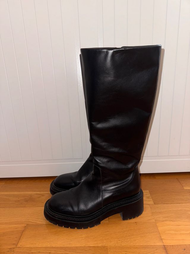 Bota piel Zara 39