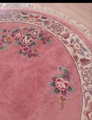 ALFOMBRA REDONDA DE PURA LANA
