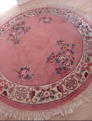 ALFOMBRA REDONDA DE PURA LANA