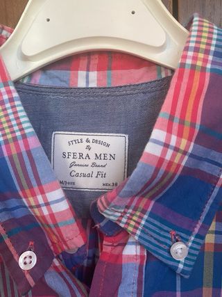 Camisa de cuadros sfera 