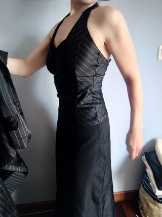 Traje de fiesta Blanco talla M