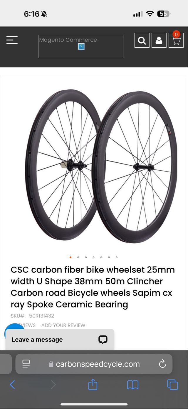 Llantas Carbon speed cycle