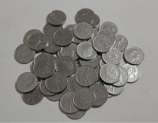 Lote de monedas de 50 liras italianas