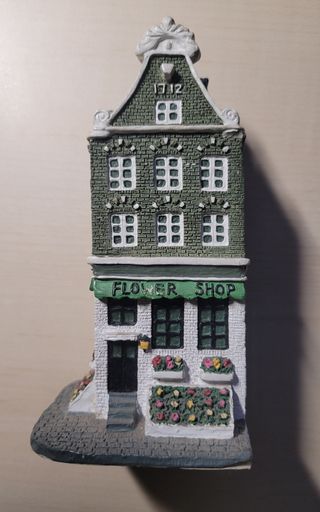 MINIATURA CASA AMSTERDAM RESINA