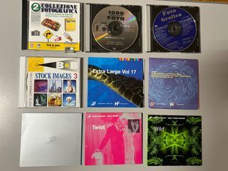 21 CD-ROM + 5 CATALOGHI fotografie free&copyright