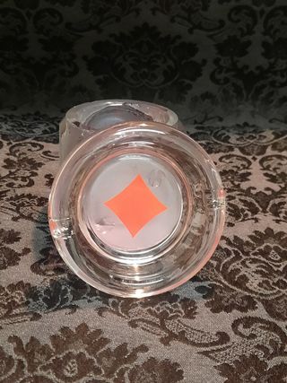 2 posacenere in vetro vintage