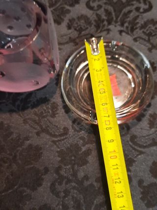 2 posacenere in vetro vintage