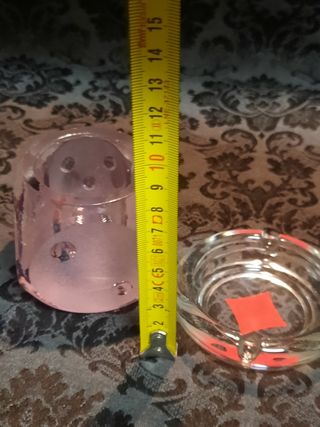 2 posacenere in vetro vintage