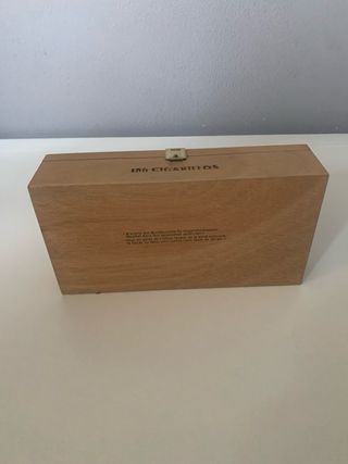 Scatola pubblicitaria sigari Belfuma vintage