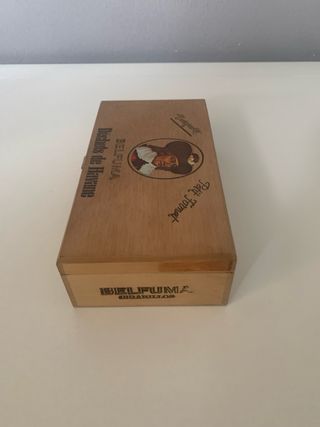 Scatola pubblicitaria sigari Belfuma vintage