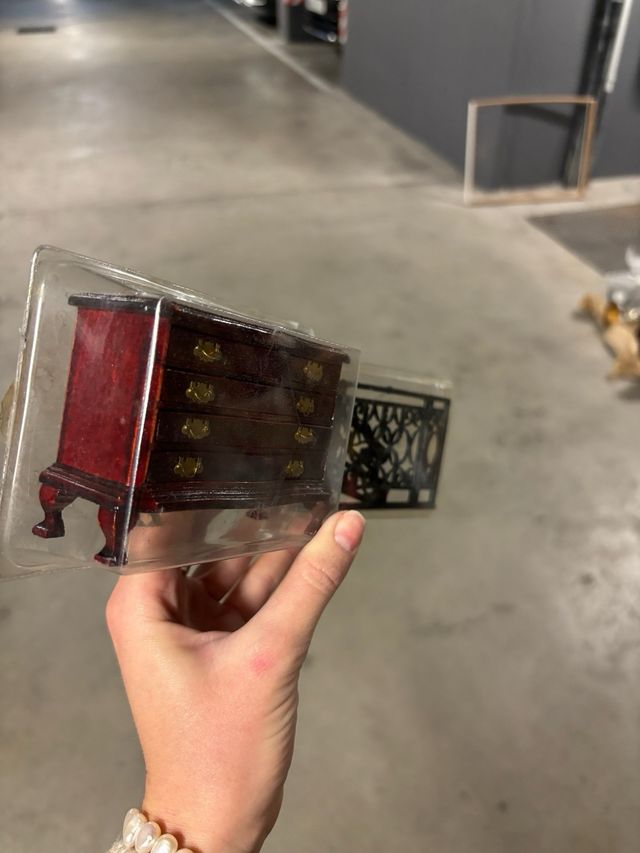 Armario comoda miniatura madera