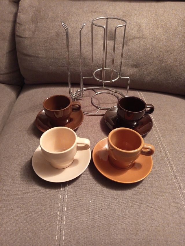 Juego de café de 4 tazas