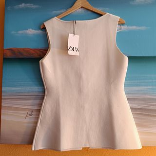 Chaleco punto Zara