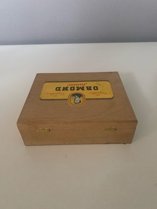 Scatola pubblicitaria sigari Ormond Junior vintage