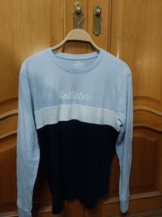 camiseta manga larga Hollister