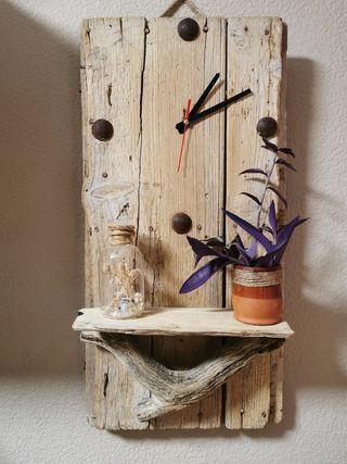 DECORAC.RUSTICA. ANTIGUA VENTANA RELOJ S.XVIII-XIX