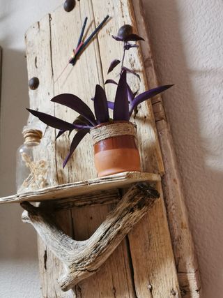 DECORAC.RUSTICA. ANTIGUA VENTANA RELOJ S.XVIII-XIX