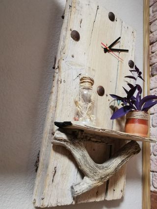 DECORAC.RUSTICA. ANTIGUA VENTANA RELOJ S.XVIII-XIX