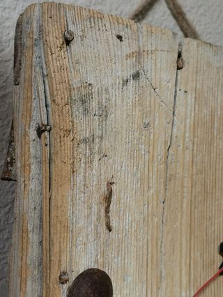 DECORAC.RUSTICA. ANTIGUA VENTANA RELOJ S.XVIII-XIX