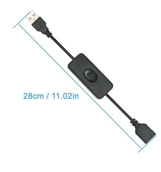 2 Cables interruptor USB de encendido/apagado