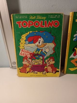 Set 5 fumetti topolino anni 70 e 80