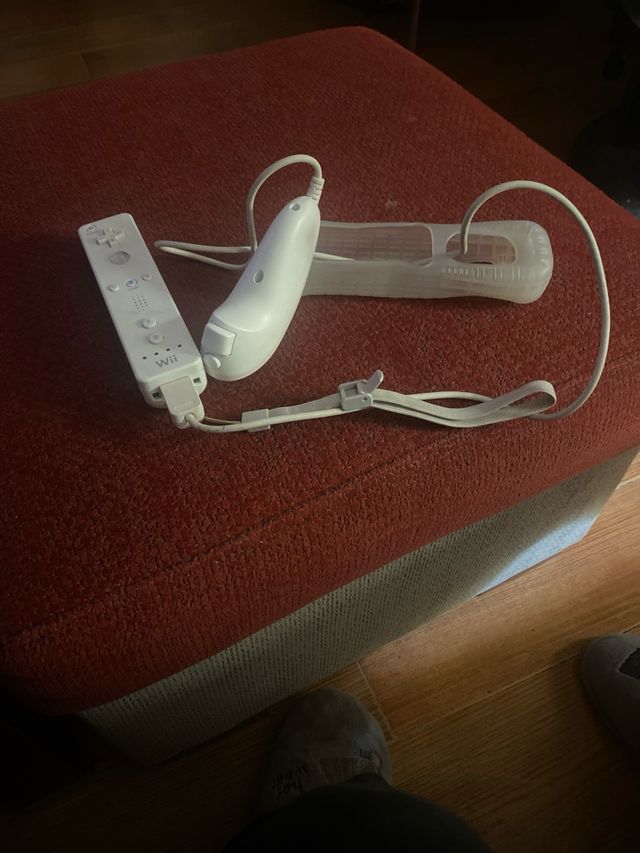 Mando Wii Motion Plus con funda y Nunchuk