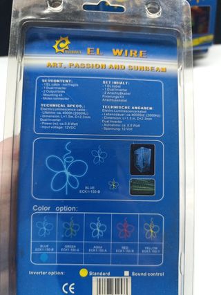 Cable tipo neón para pc 