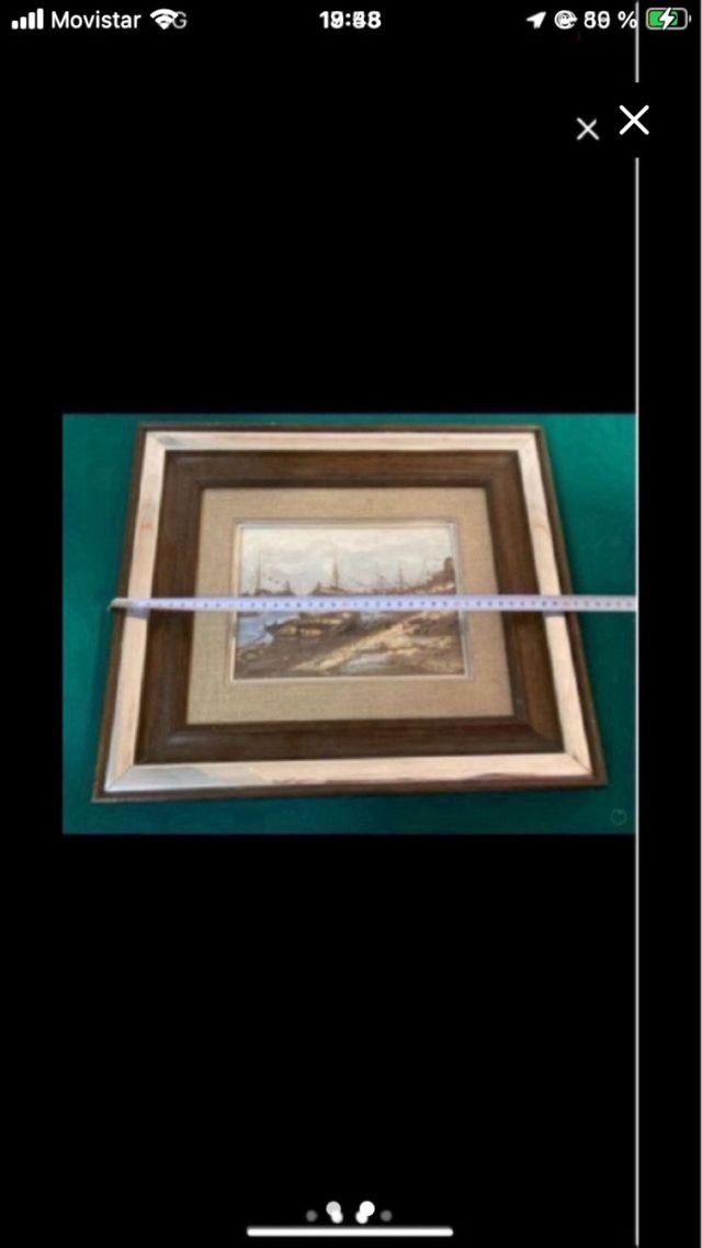 CUADRO ESCENA MARITIMA