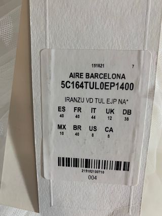 Vestido de novia a estrenar