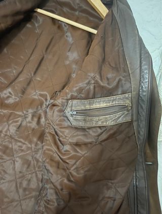 Cazadora de piel vintage