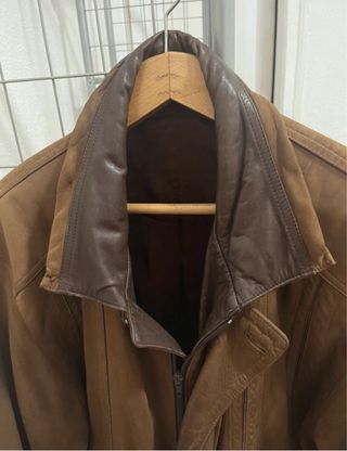 Cazadora de piel vintage