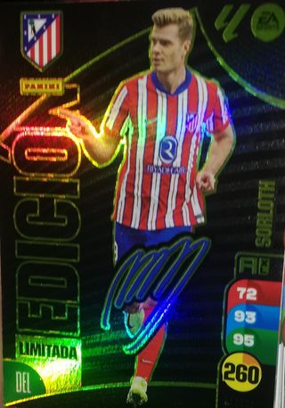 Carta Sorloth Edición limitada firmada.