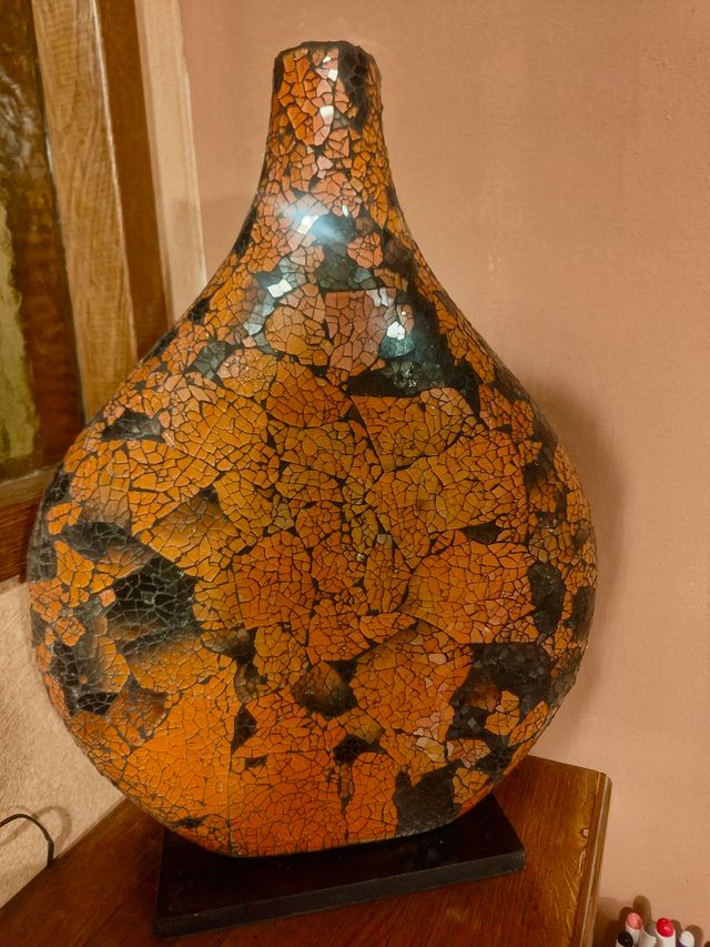 Lampada in mosaico di vetro stile etnico