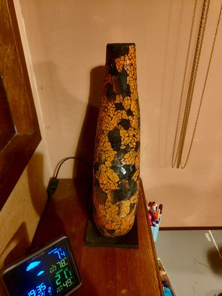 Lampada in mosaico di vetro stile etnico